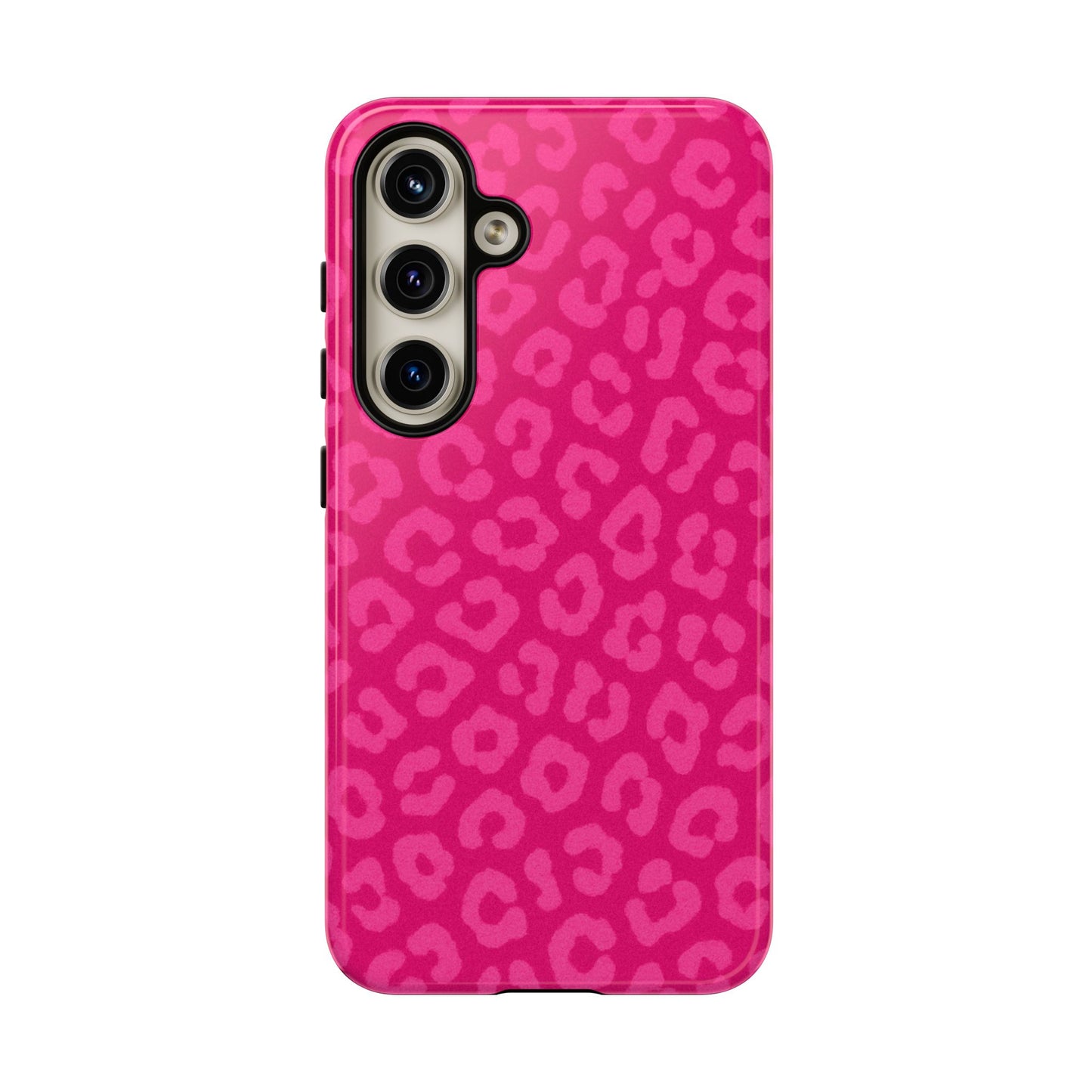 Hot Pink Leopard Print Phone Case – Bold Coquette Leopard Tough Case