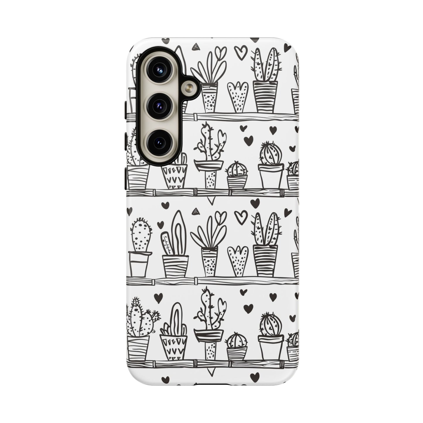 Cactus Succulent Phone Case Cute Plant Aesthetic iPhone Samsung Cover