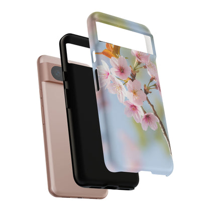 Cherry Blossom Phone Case – Pink Floral Tough Case (iPhone, Samsung Galaxy, Pixel)