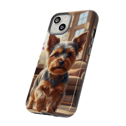 Yorkshire Terrier Phone Case – Cute Yorkie Puppy Tough Case (iPhone, Samsung, Pixel)
