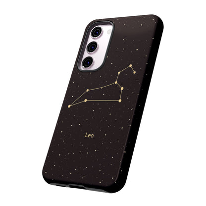 Leo Zodiac Constellation Phone Case – Luxe Gold Celestial Cover