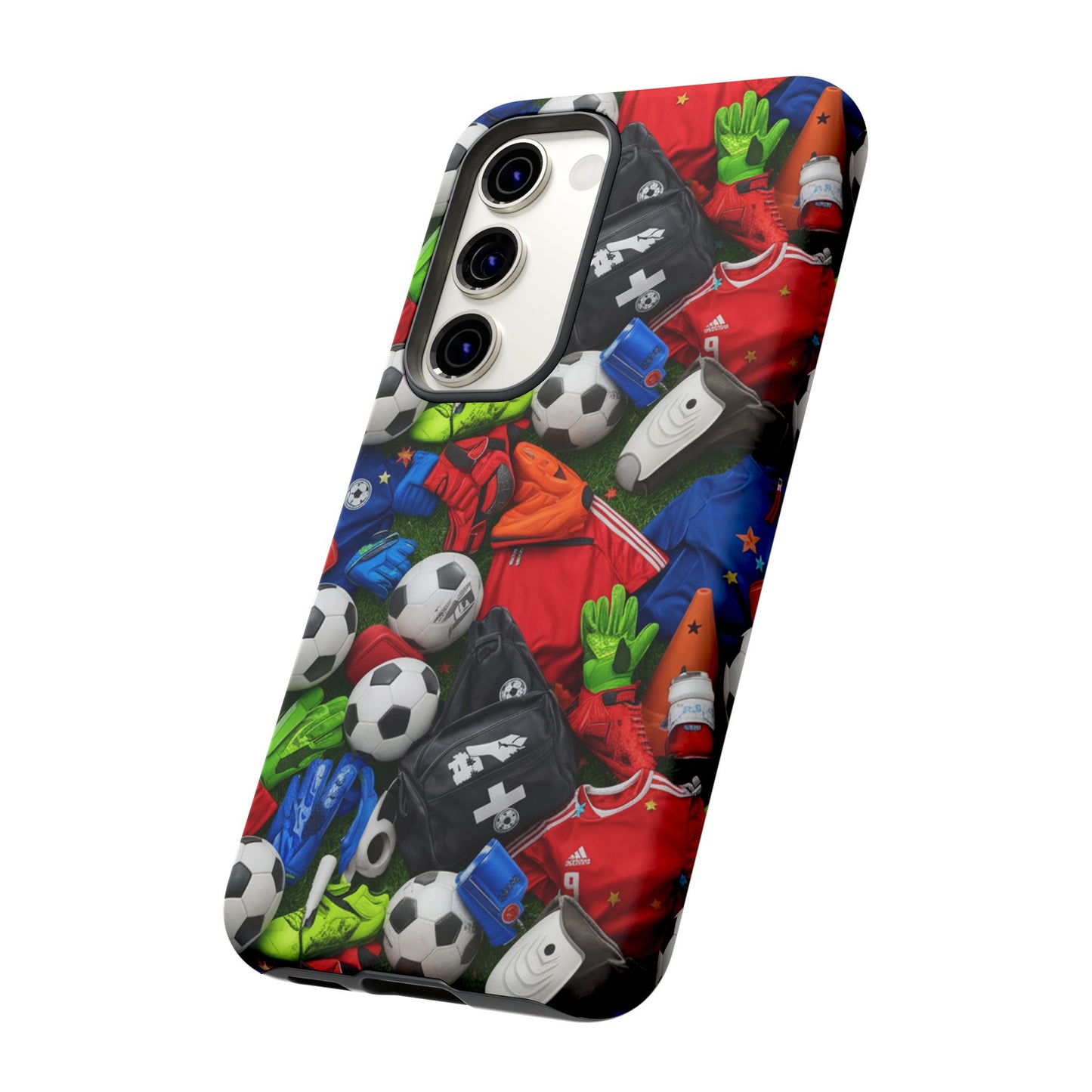Soccer Ball Pattern Phone Case – Sports Fan Tough Protective Game Day Case