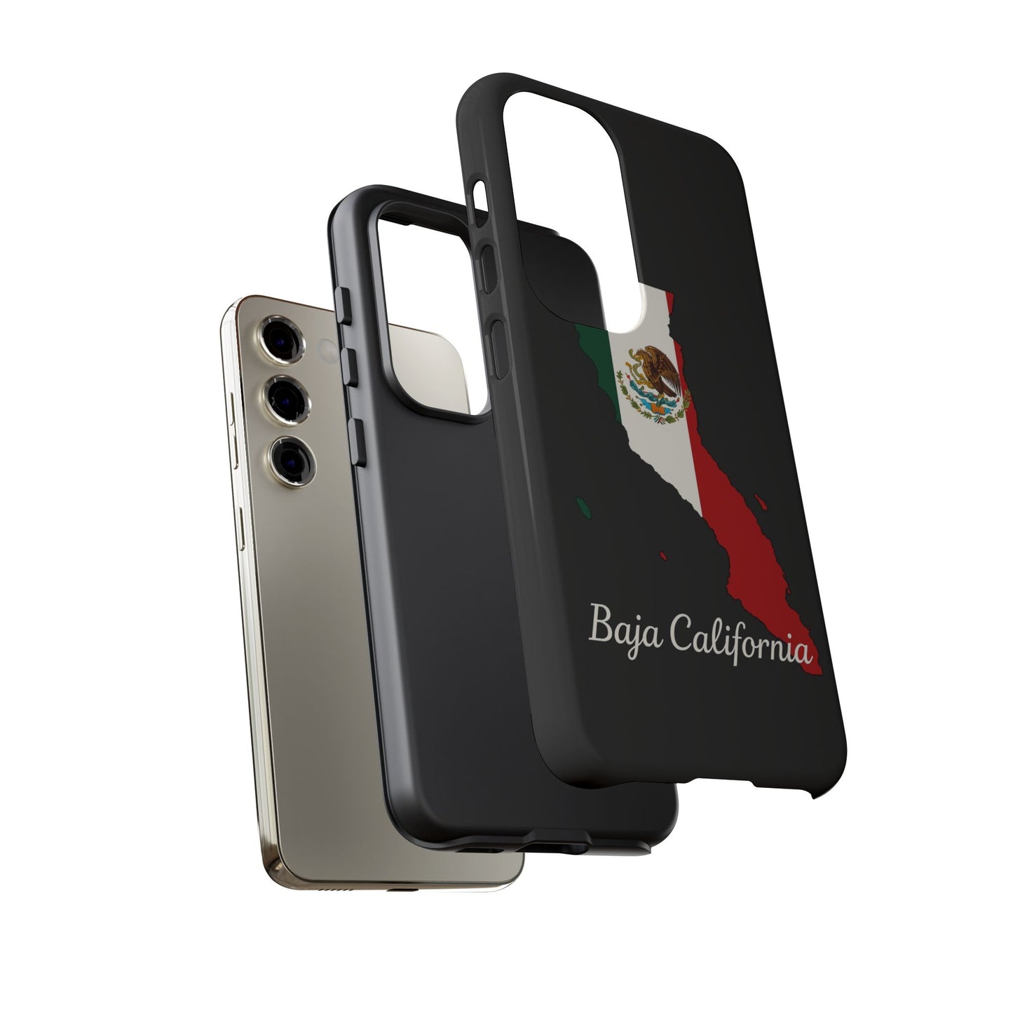 Baja California Mexico Flag Map Phone Case | Mexican American Pride Tough Case for iPhone & Samsung