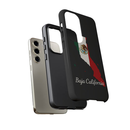 Baja California Mexico Flag Map Phone Case | Mexican American Pride Tough Case for iPhone & Samsung