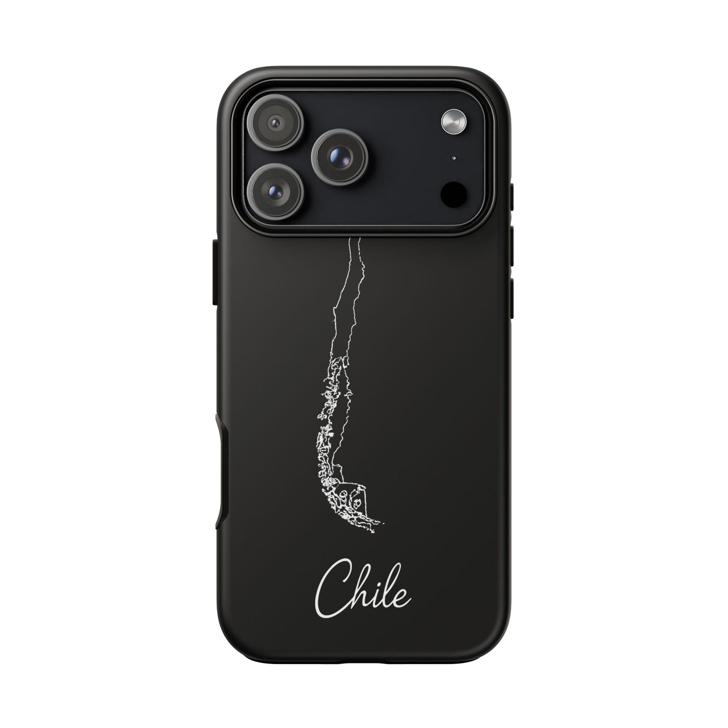 Chile Outline Phone Case – Minimal Country Map Tough Case (iPhone, Samsung, Pixel)