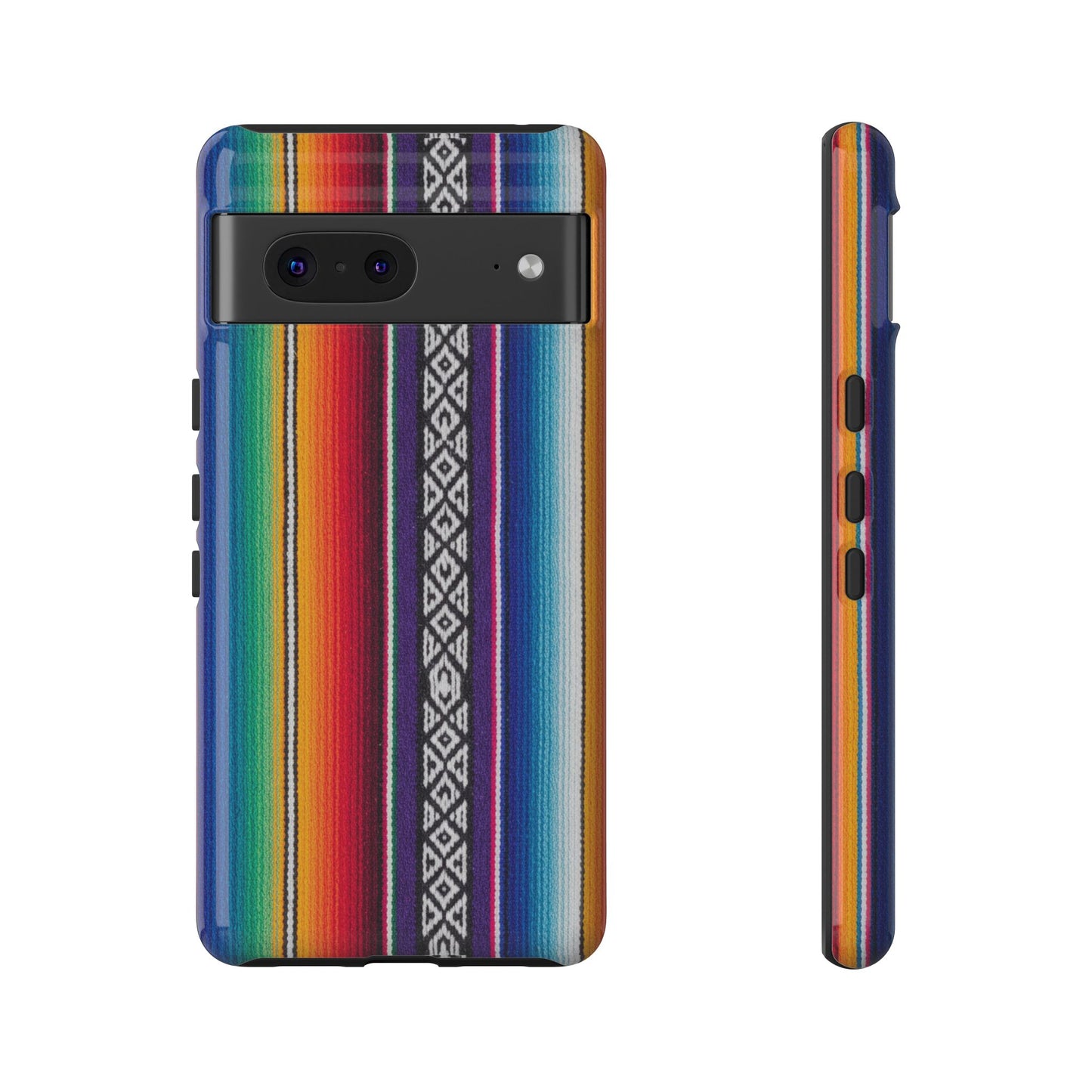 Serape Stripe Phone Case – Colorful Mexican Blanket Pattern Tough Case