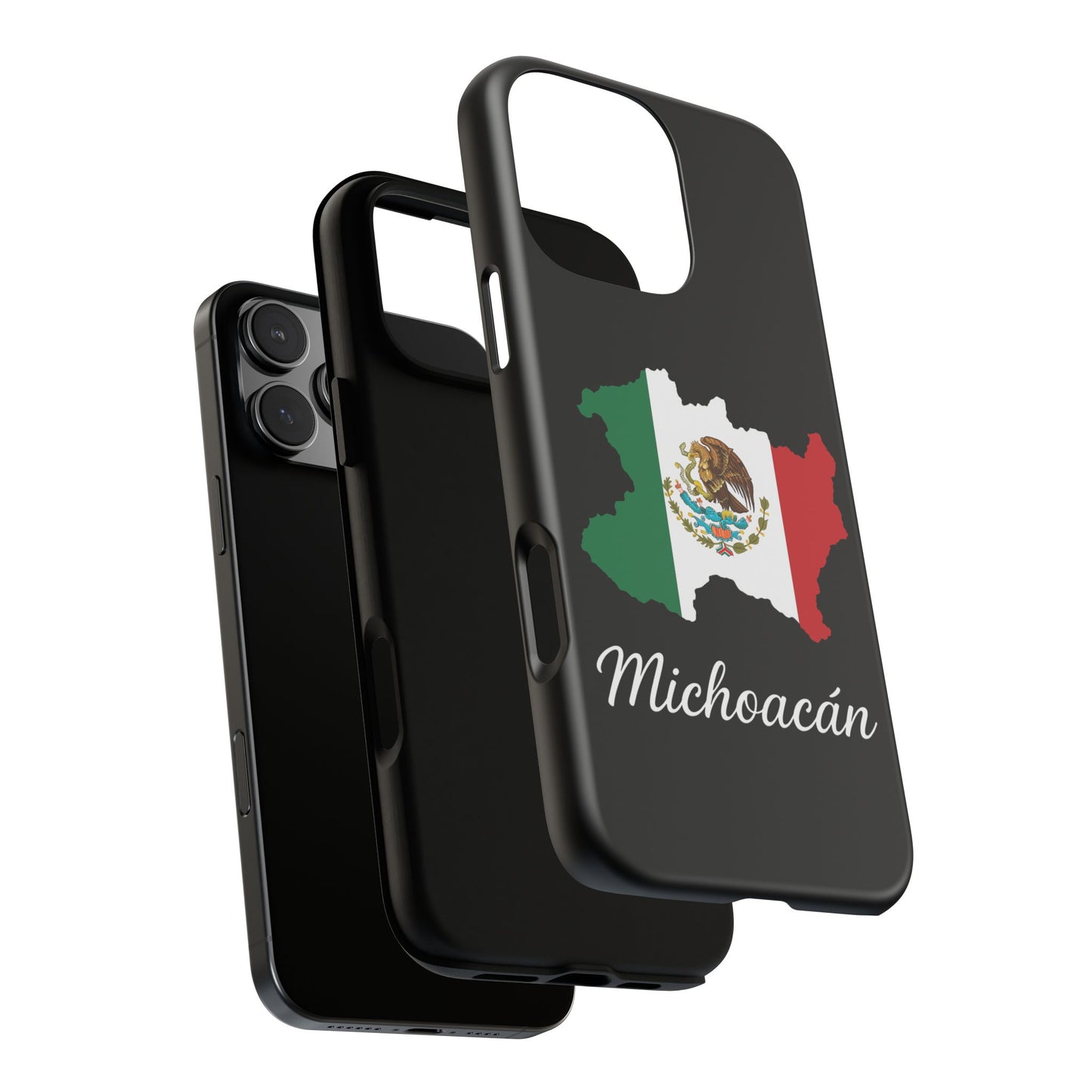 Michoacán Mexico Flag Map Phone Case | Mexican American Pride Tough Case for iPhone & Samsung