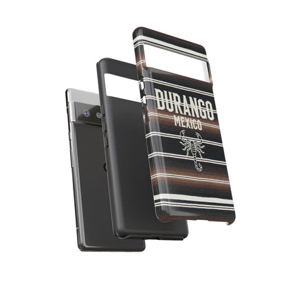 Durango Mexico Phone Case | Serape Scorpion Western Design | Mexican Heritage Tough Case for iPhone & Samsung