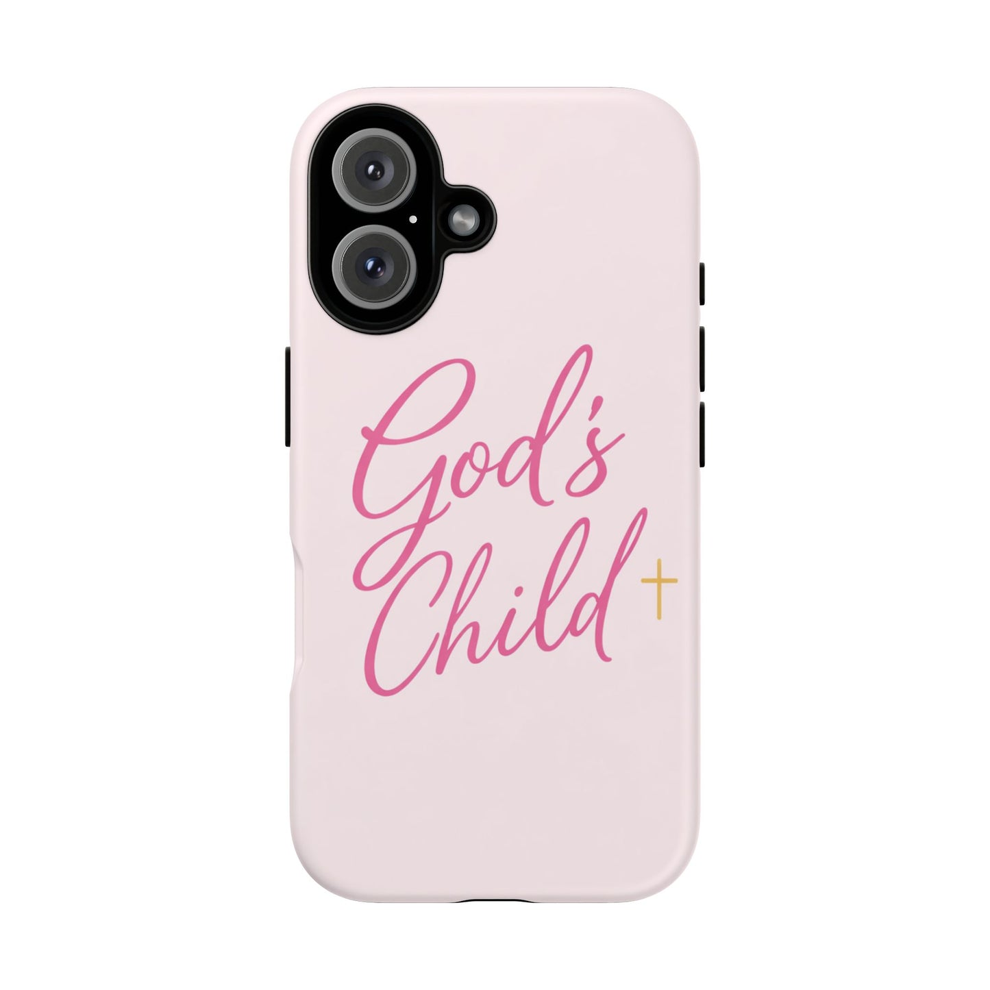 Gods Child Phone Case Christian Pink Aesthetic Tough iPhone Case
