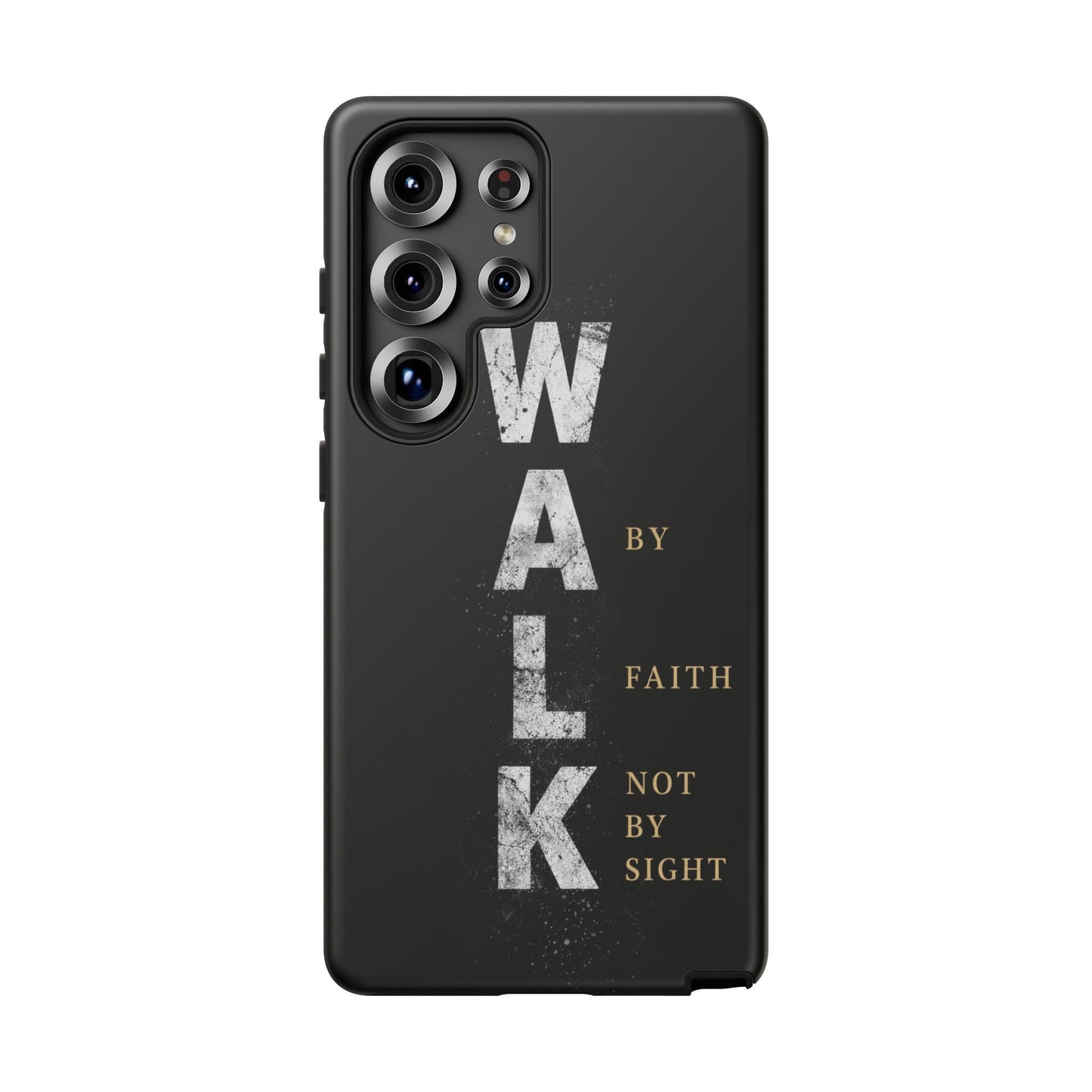 Walk by Faith Not by Sight Christian Phone Case Bible Verse Faith Cover