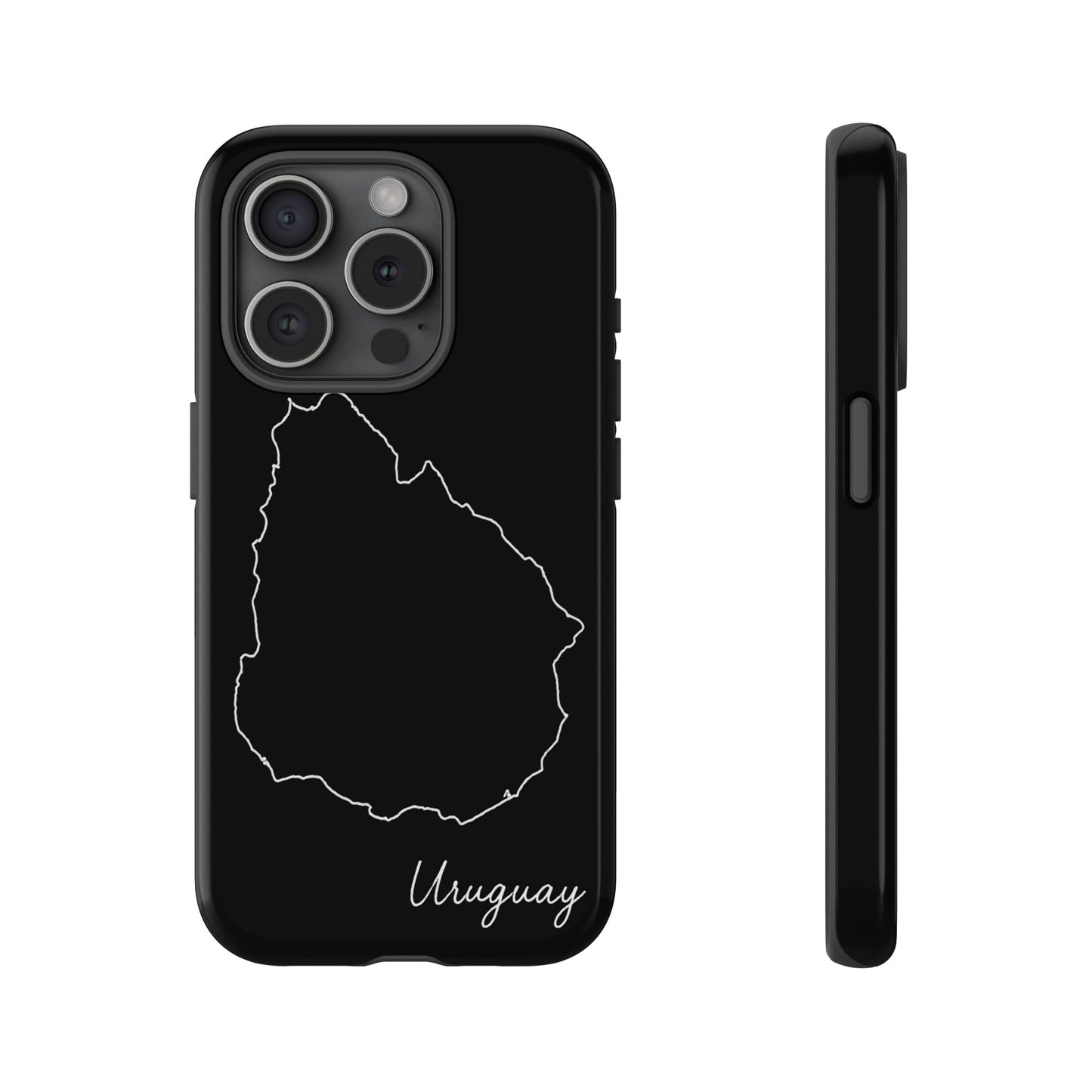 Uruguay Outline Phone Case – Minimal Country Map Tough Case (iPhone, Samsung, Pixel)