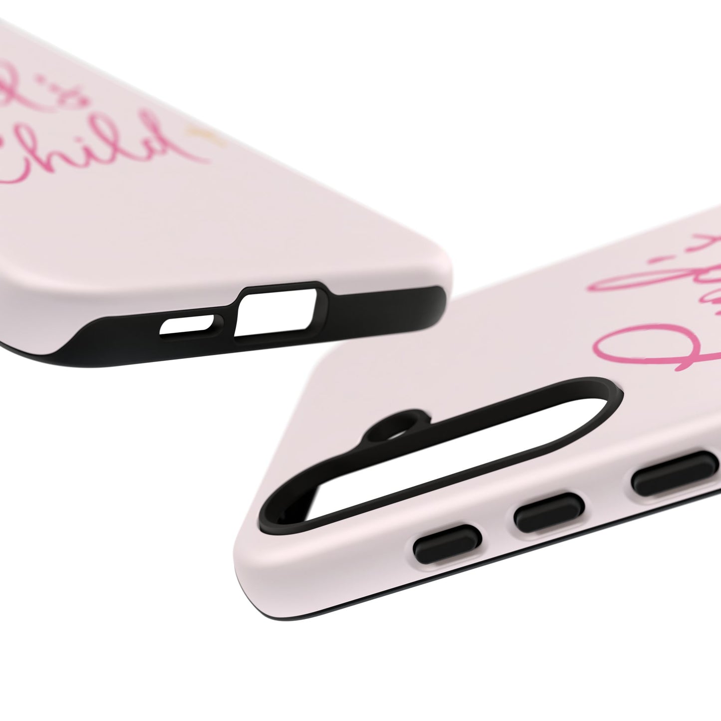 Gods Child Phone Case Christian Pink Aesthetic Tough iPhone Case