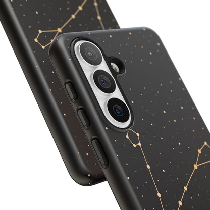 Pisces Zodiac Constellation Phone Case – Luxe Gold Celestial Cover