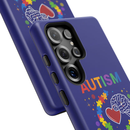 Autism Awareness Tough Case – "Love Connects All Pieces" Phone Case for Iphone, Samsung Galaxy and Pixel