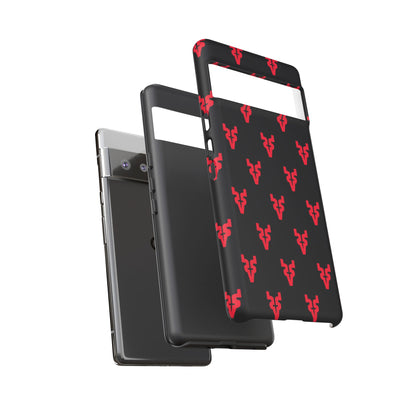 Mazatlán Bull Phone Case – Black Red Streetwear Tough Shockproof Cover