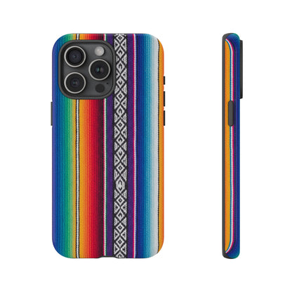 Serape Stripe Phone Case – Colorful Mexican Blanket Pattern Tough Case