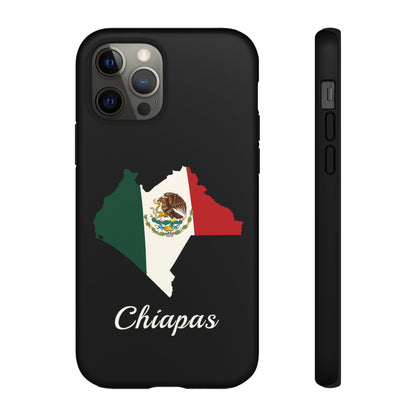 Chiapas Mexico Flag Map Phone Case | Mexican American Pride Tough Case for iPhone & Samsung