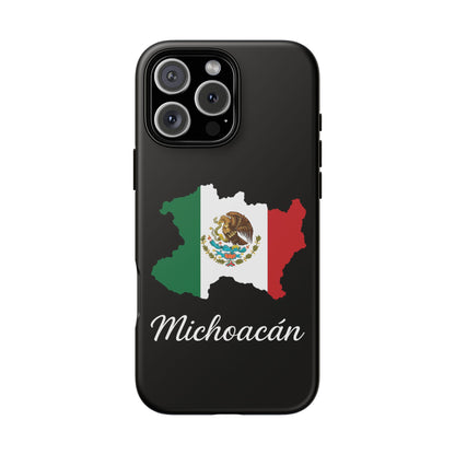 Michoacán Mexico Flag Map Phone Case | Mexican American Pride Tough Case for iPhone & Samsung