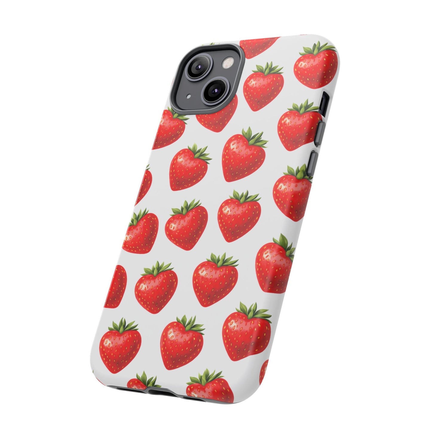 Cute Strawberry Phone Case – Aesthetic Fruit Pattern Protective Cover for Iphone, Samsung Galaxy and Pixel