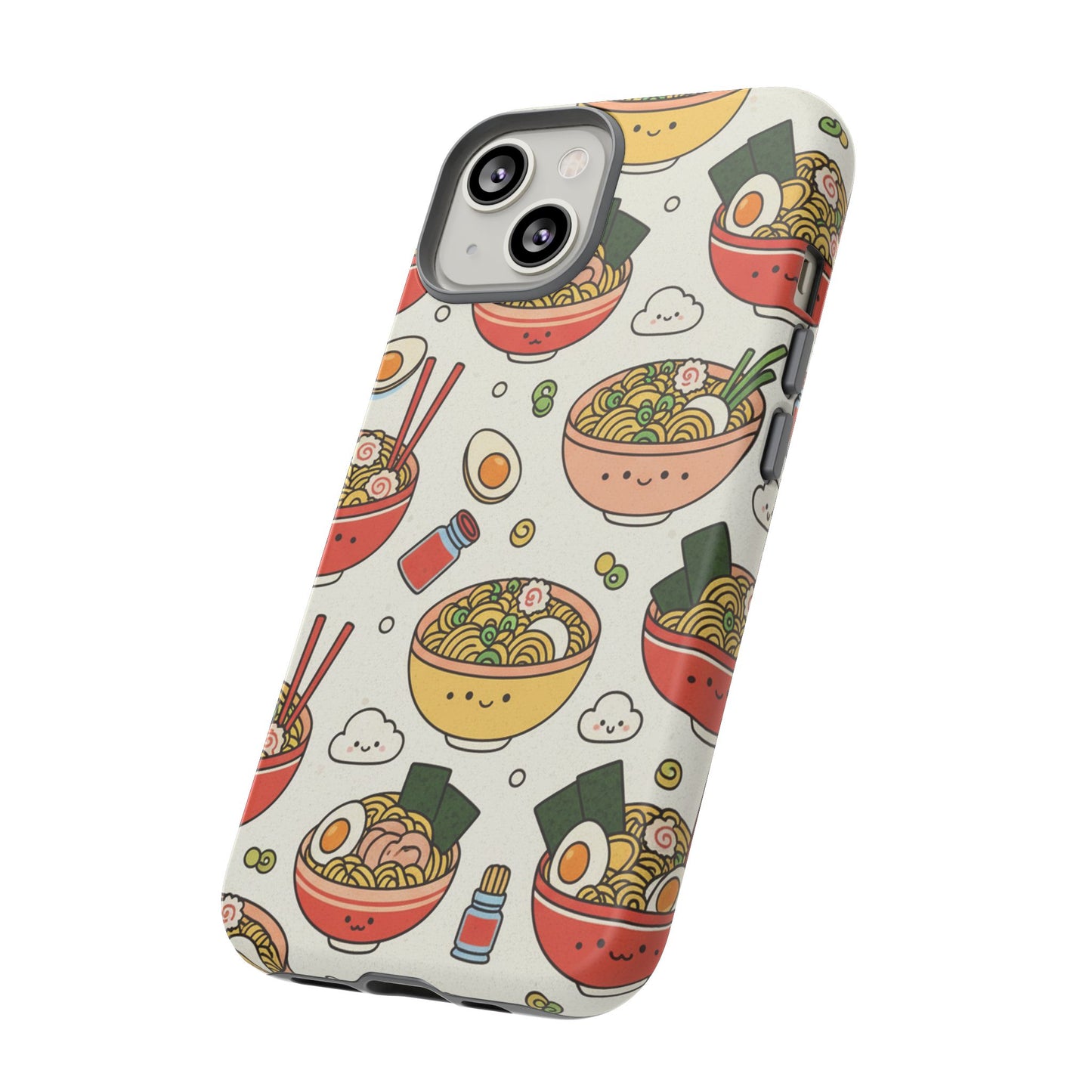 Kawaii Ramen Phone Case – Cute Japanese Food Pattern | Noodle Bowl Aesthetic Case