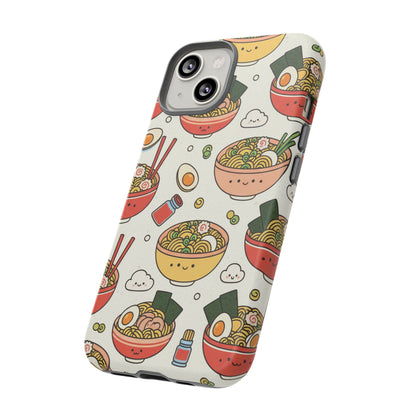 Kawaii Ramen Phone Case – Cute Japanese Food Pattern | Noodle Bowl Aesthetic Case