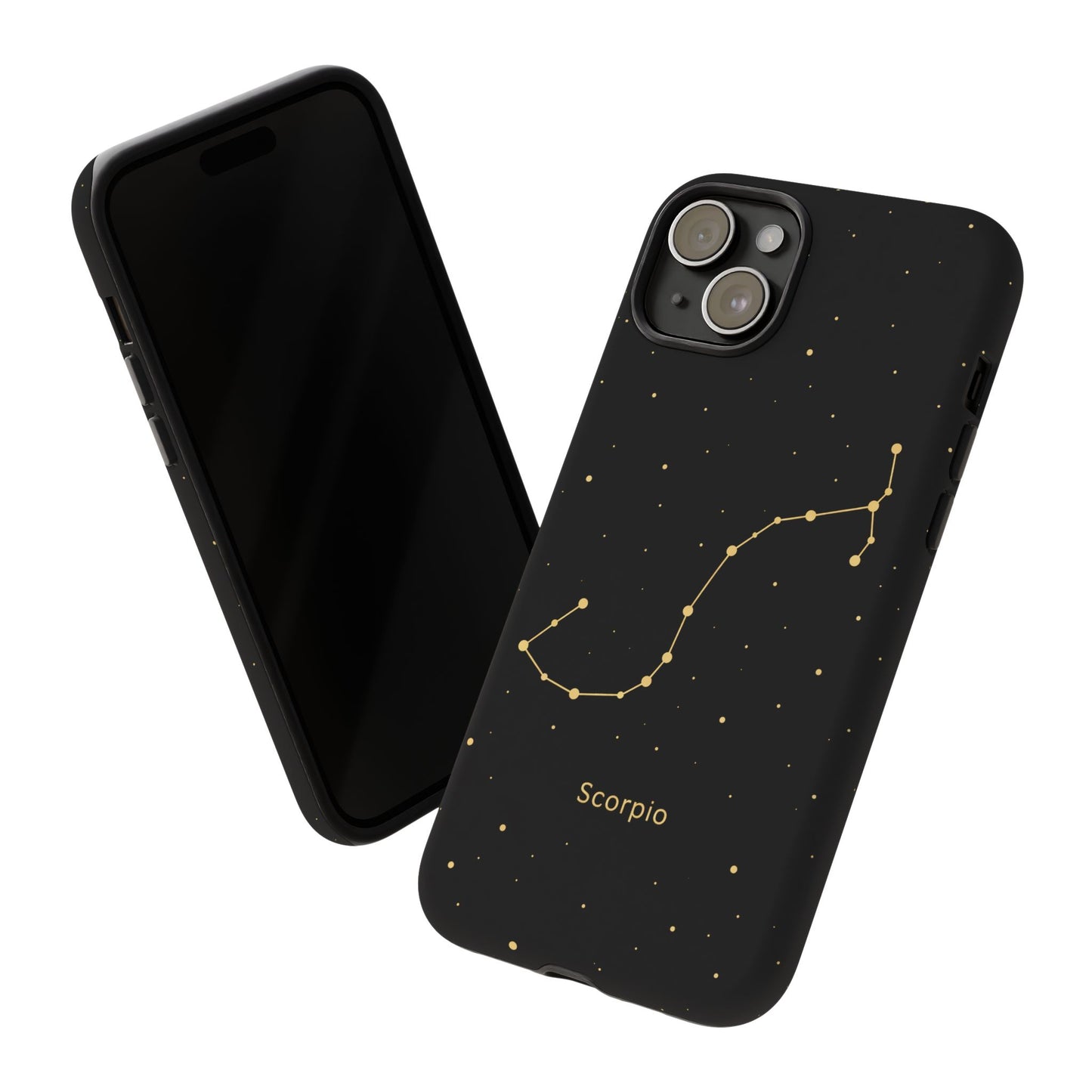 Scorpio Zodiac Constellation Phone Case – Luxe Gold Celestial Cover