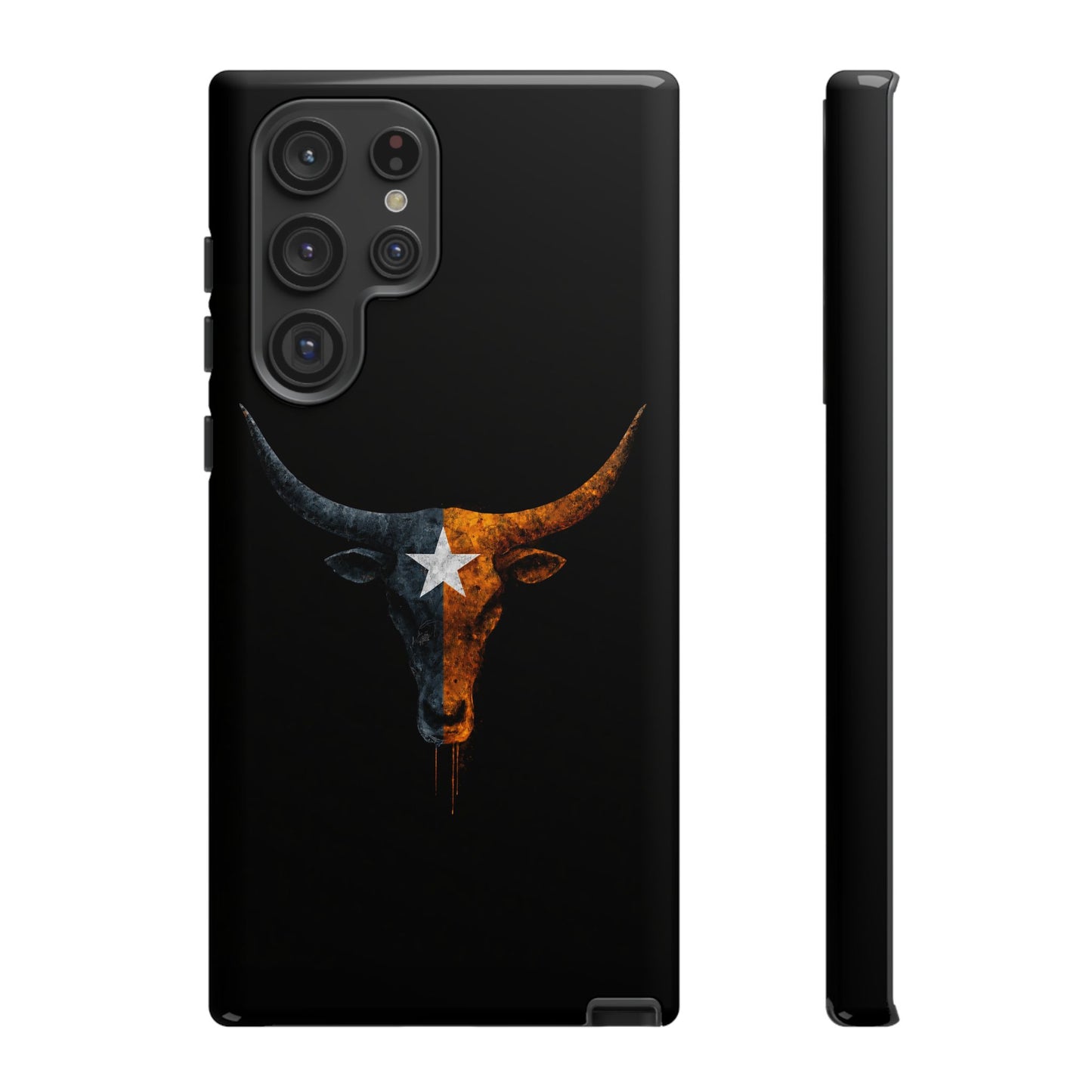 Texas Longhorn Skull Phone Case Western Cowboy Bull iPhone Samsung Cover