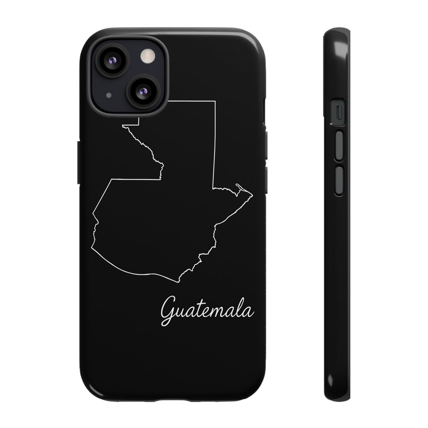 Guatemala Outline Phone Case – Minimal Country Map Tough Case (iPhone, Samsung, Pixel)