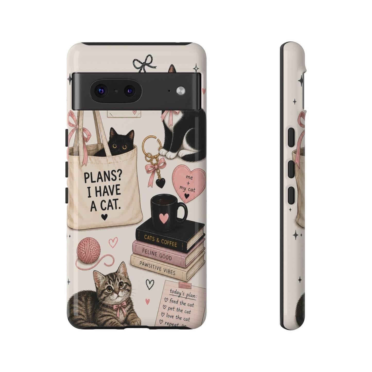 Cat Lover Phone Case | Plans? I Have A Cat Cute Aesthetic Cover
