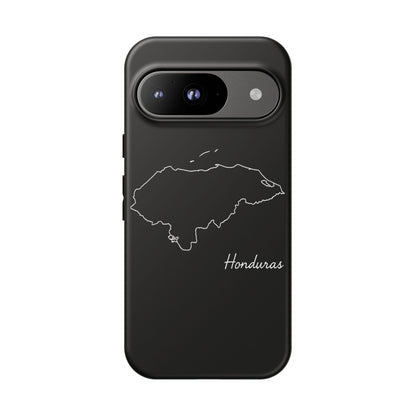 Honduras Outline Phone Case – Minimal Country Map Tough Case (iPhone, Samsung, Pixel)