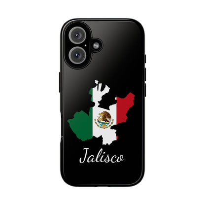 Jalisco Mexico Flag Map Phone Case | Mexican American Pride Tough Case for iPhone & Samsung