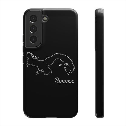 Panama Outline Phone Case – Minimal Country Map Tough Case (iPhone, Samsung, Pixel)