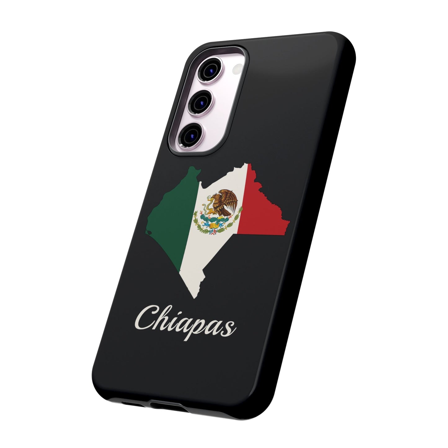 Chiapas Mexico Flag Map Phone Case | Mexican American Pride Tough Case for iPhone & Samsung
