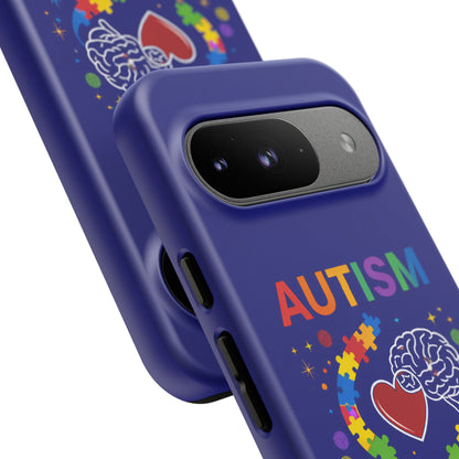 Autism Awareness Tough Case – "Love Connects All Pieces" Phone Case for Iphone, Samsung Galaxy and Pixel