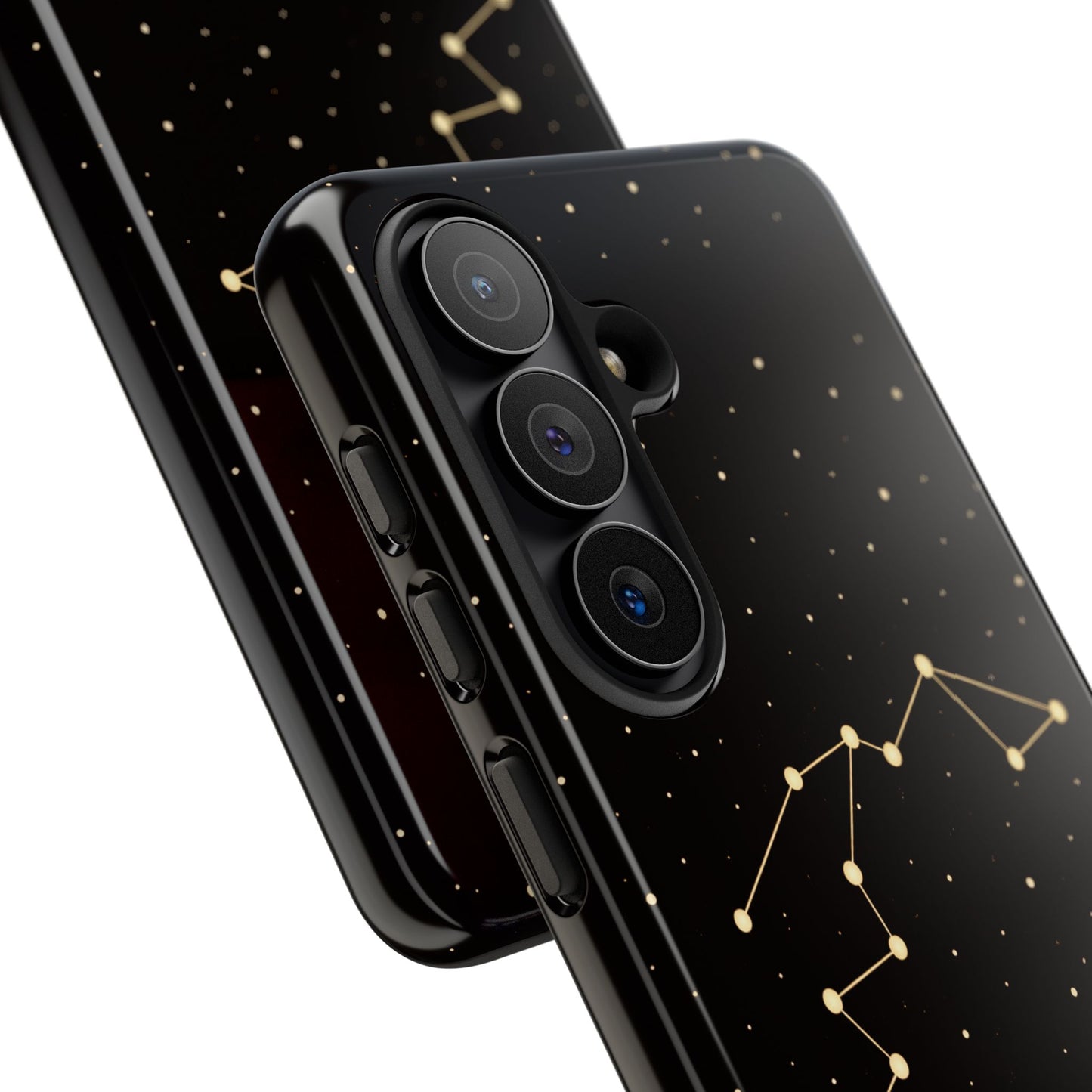 Aquarius Zodiac Constellation Phone Case – Luxe Gold Celestial Cover