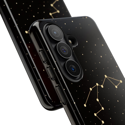 Aquarius Zodiac Constellation Phone Case – Luxe Gold Celestial Cover