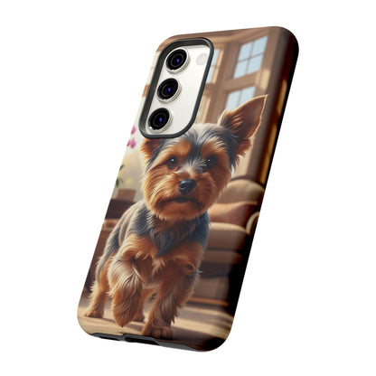 Yorkshire Terrier Phone Case – Cute Yorkie Puppy Tough Case (iPhone, Samsung, Pixel)