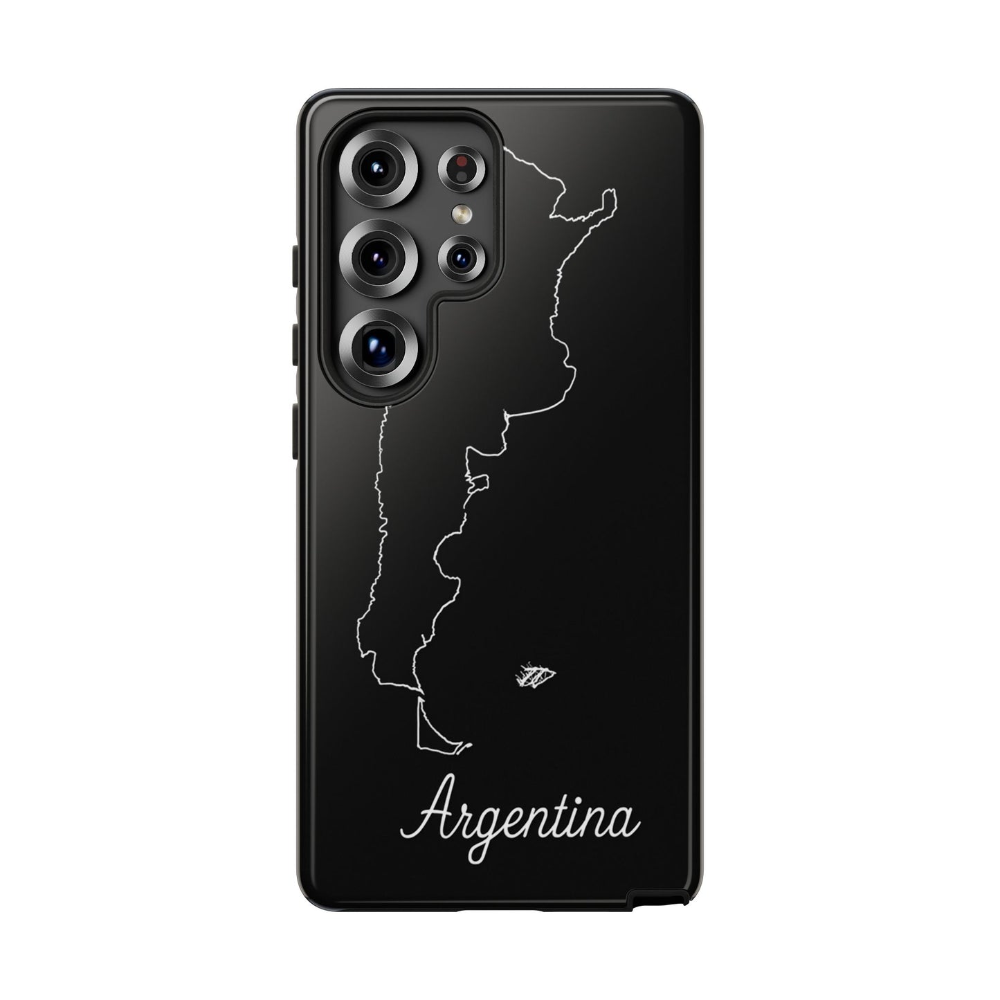 Argentina Outline Phone Case – Minimal Country Map Tough Case (iPhone, Samsung, Pixel)