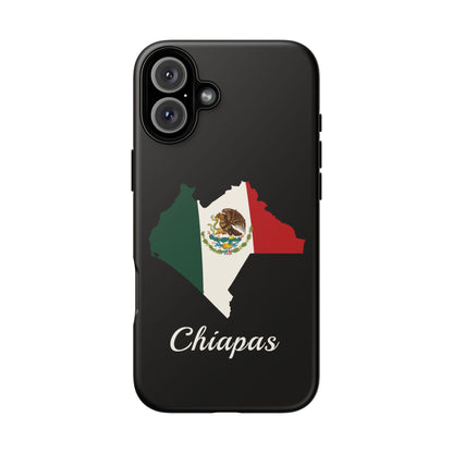 Chiapas Mexico Flag Map Phone Case | Mexican American Pride Tough Case for iPhone & Samsung
