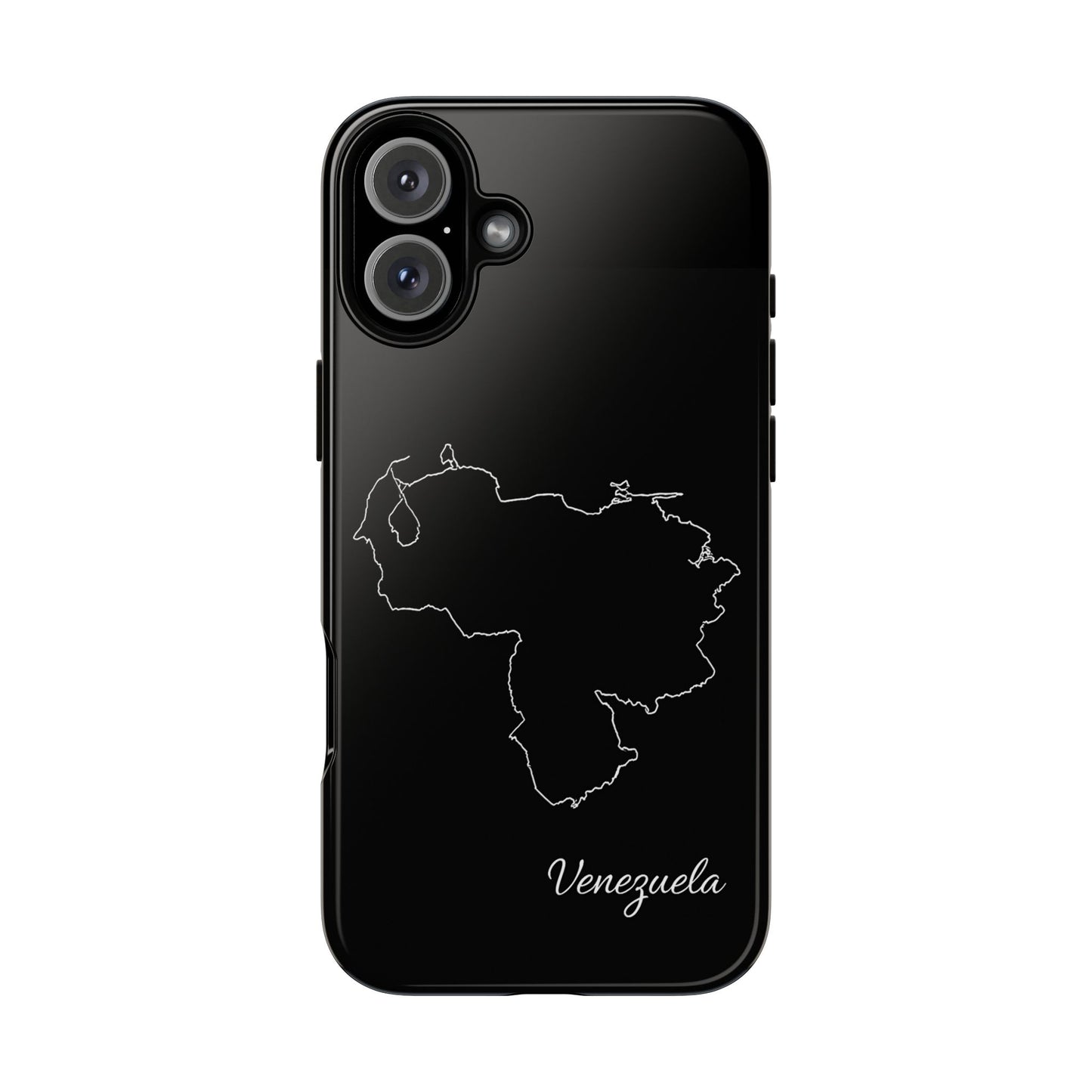 Venezuela Outline Phone Case – Minimal Country Map Tough Case (iPhone, Samsung, Pixel)