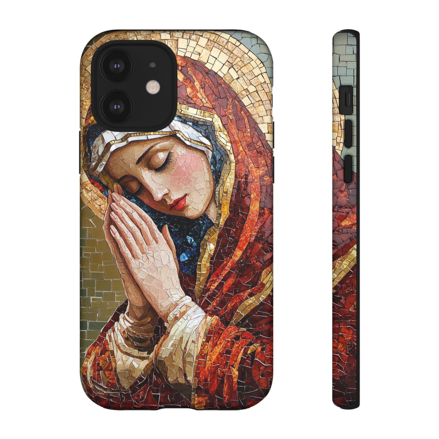 Virgin Mary Phone Case, Catholic Phone Case, Christian Aesthetic Case, Religious iPhone Case, Saint Art Case, Faith Gift