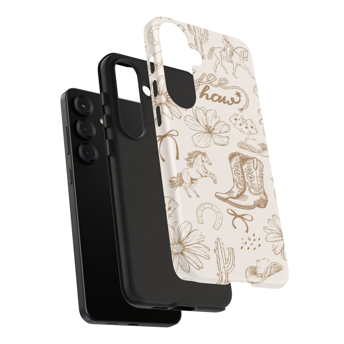 Western Cowgirl Phone Case for iPhone Samsung Galaxy Pixel Tough Case