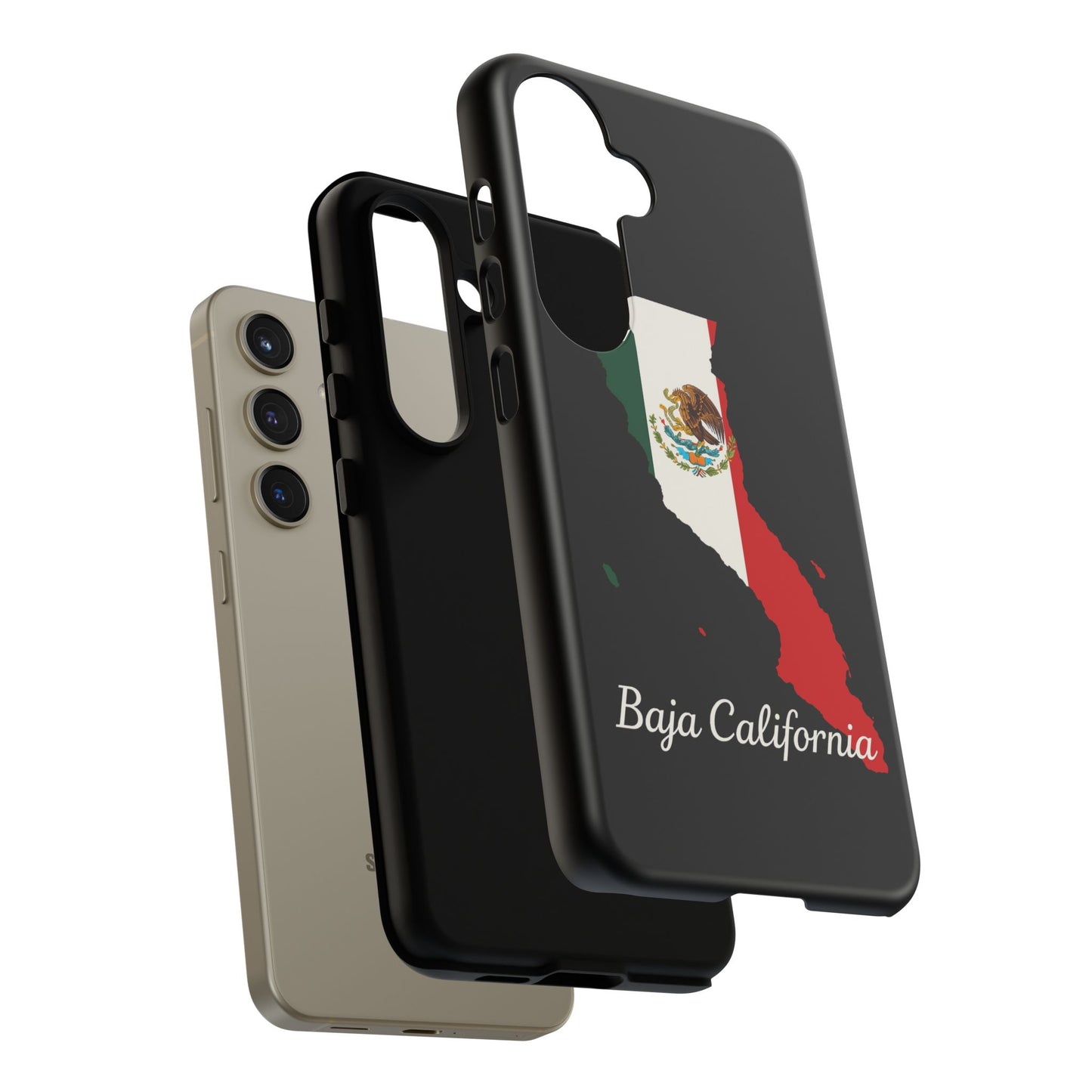 Baja California Mexico Flag Map Phone Case | Mexican American Pride Tough Case for iPhone & Samsung