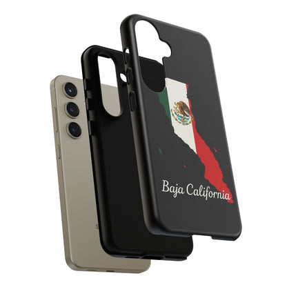 Baja California Mexico Flag Map Phone Case | Mexican American Pride Tough Case for iPhone & Samsung