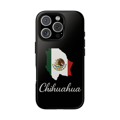 Chihuahua Mexico Flag Map Phone Case | Mexican American Pride Tough Case for iPhone & Samsung