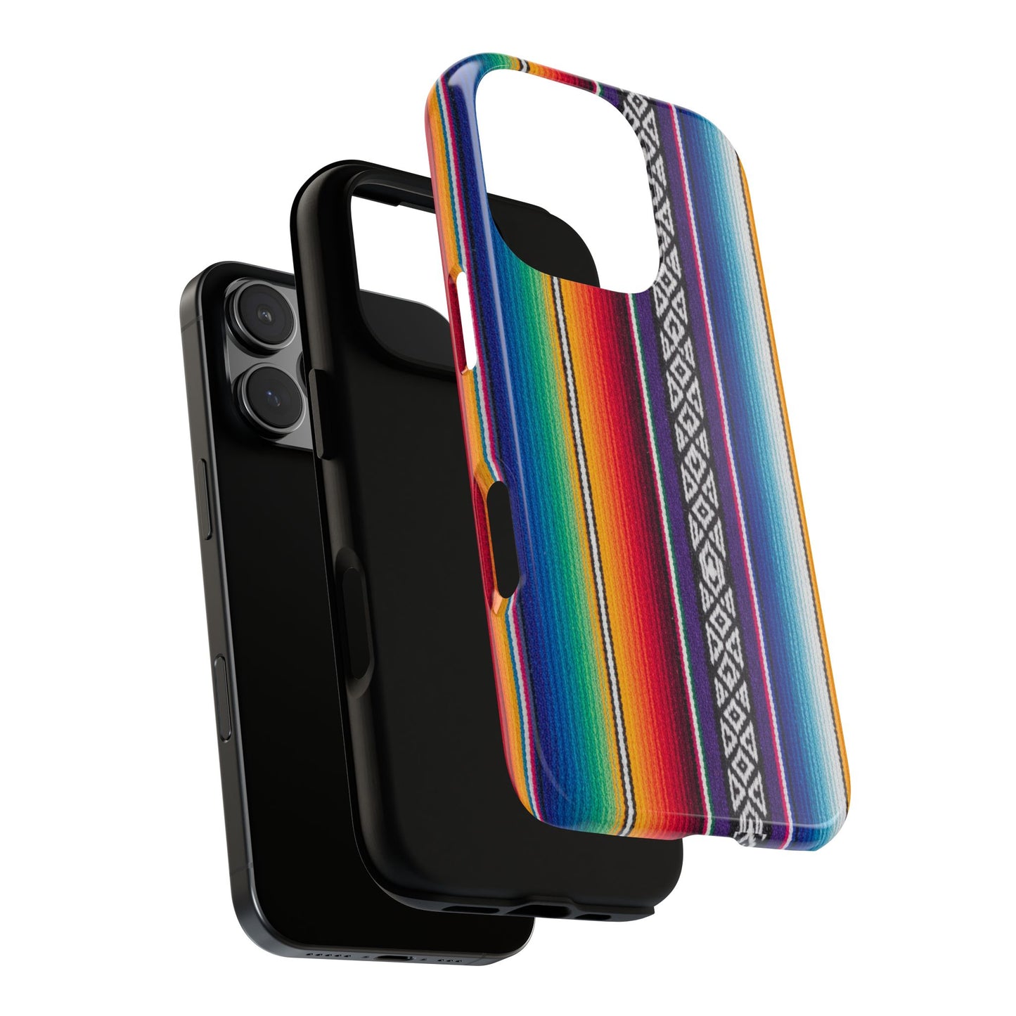 Serape Stripe Phone Case – Colorful Mexican Blanket Pattern Tough Case