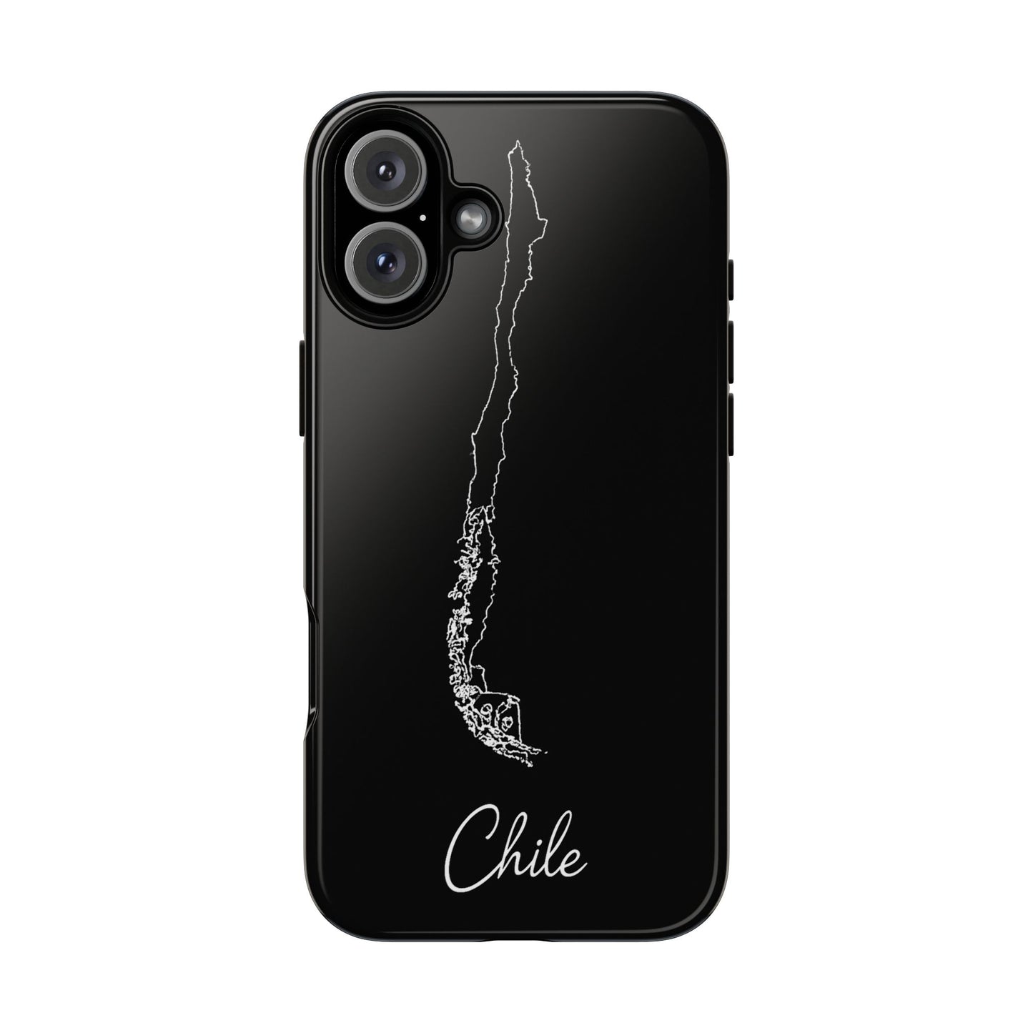 Chile Outline Phone Case – Minimal Country Map Tough Case (iPhone, Samsung, Pixel)