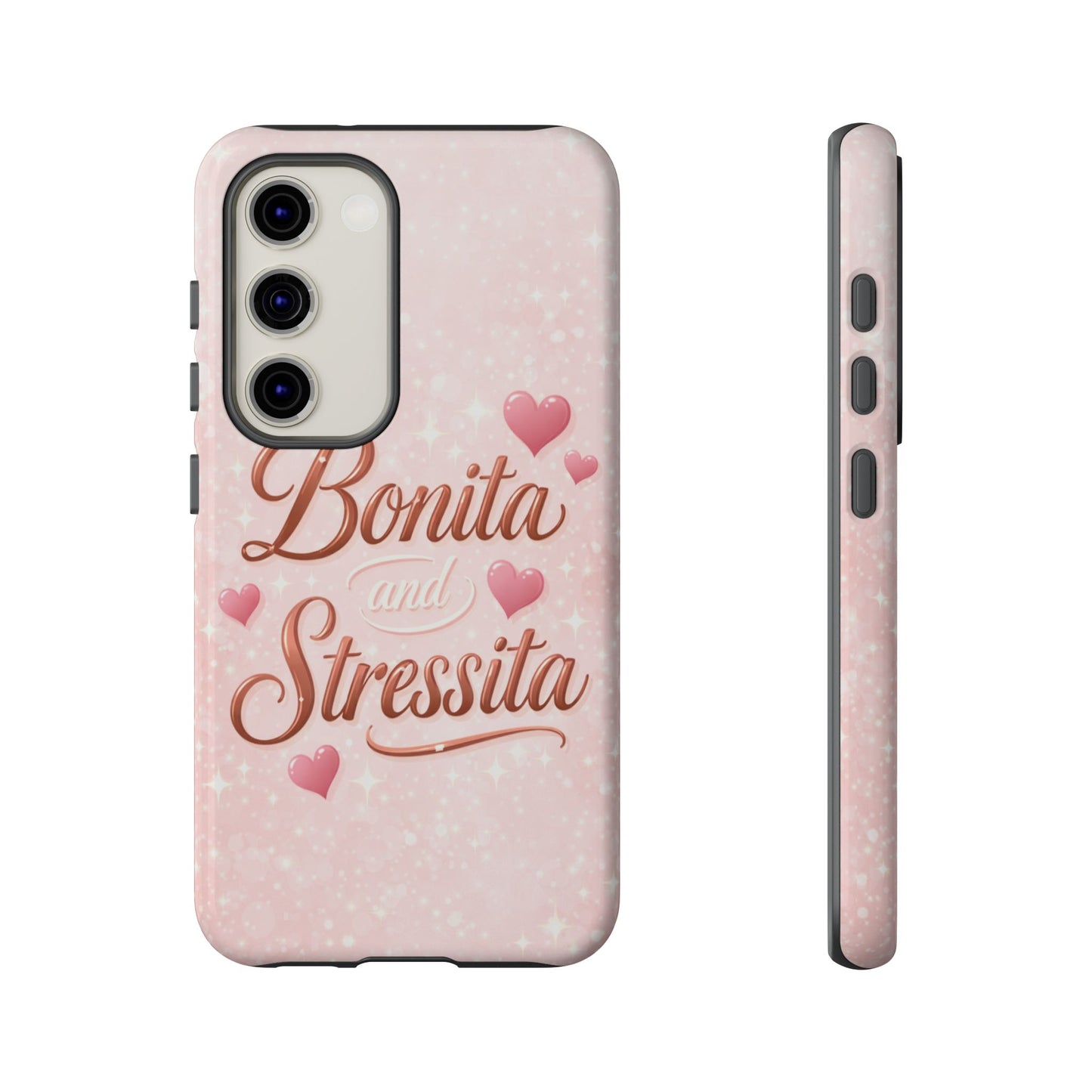 Bonita Stressita Phone Case Cute Latina Aesthetic Pink Coquette Case