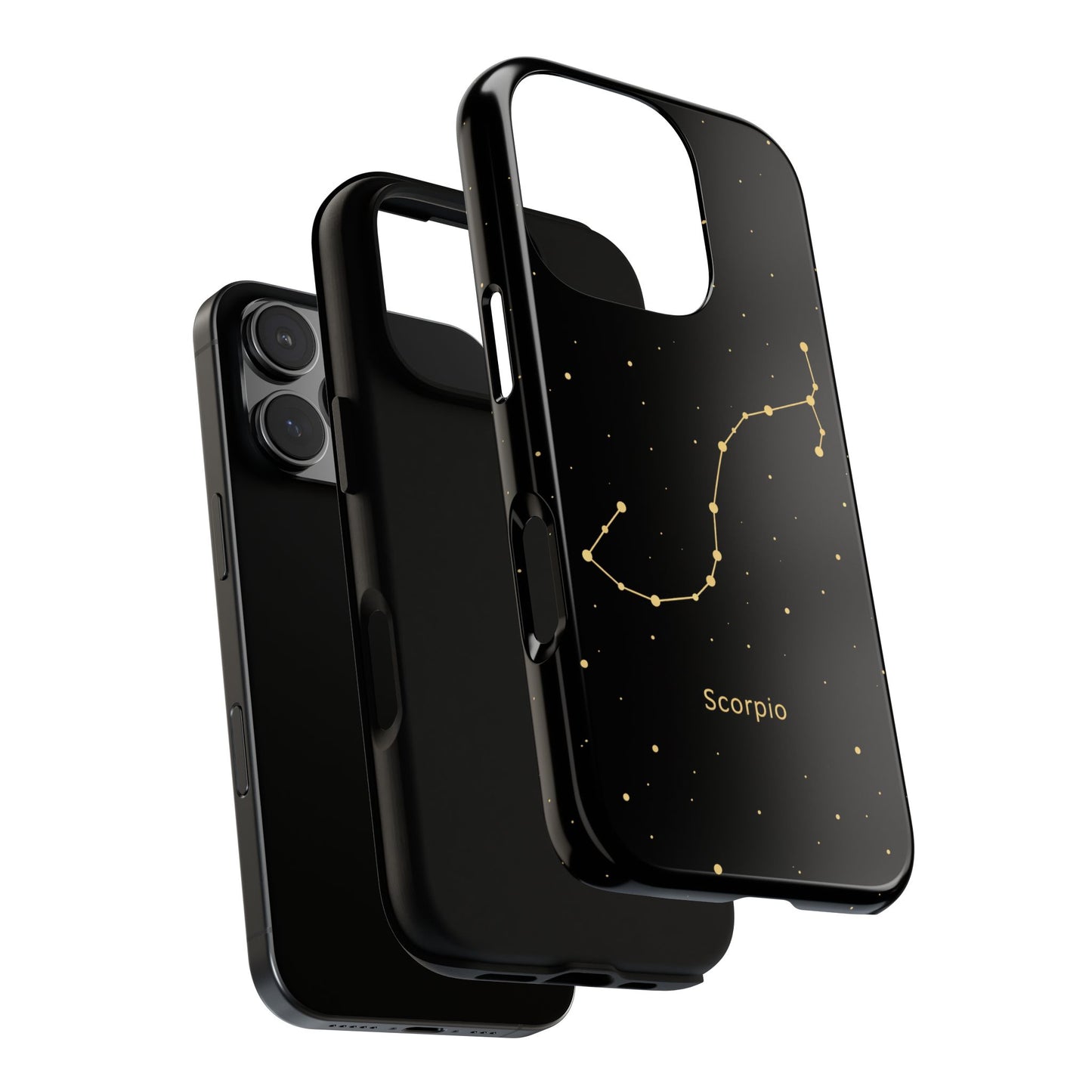 Scorpio Zodiac Constellation Phone Case – Luxe Gold Celestial Cover
