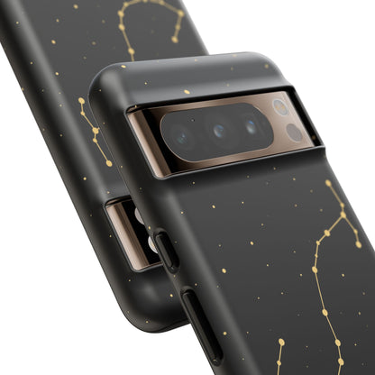 Scorpio Zodiac Constellation Phone Case – Luxe Gold Celestial Cover